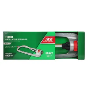 Ace Metal Sled Base Oscillating Sprinkler 4000 sq ft 1 pk