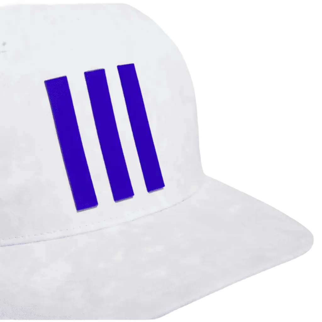 Adidas 3-Stripes Printed Tour Golf Hat - White