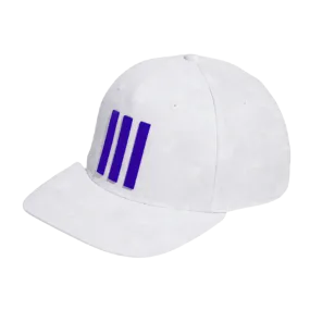 Adidas 3-Stripes Printed Tour Golf Hat - White