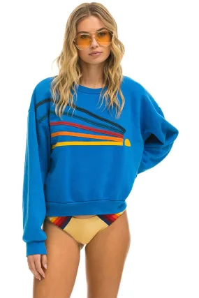 Aviator Nation - Daydream Relaxed Crew Sweatshirt - Ocean