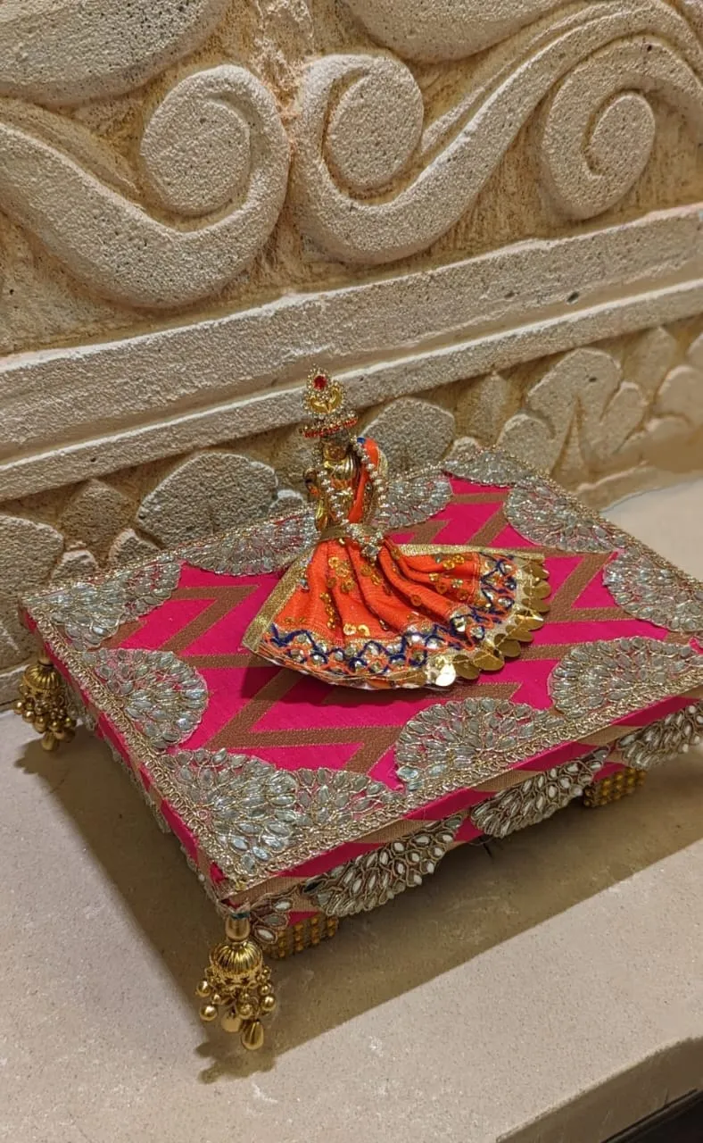 Beautiful Return Gift Chowki with Box LR001RGC