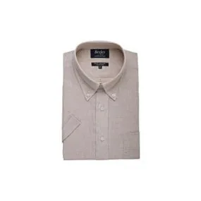 Beige Chambray cotton linen shirt - Chest pocket - COLTEN MC