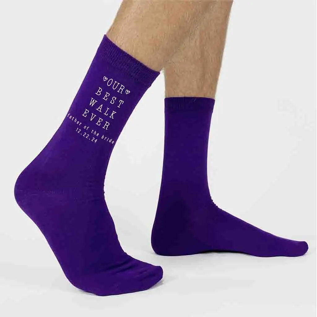 Best Father of the Bride Wedding Socks for a Memorable Walk