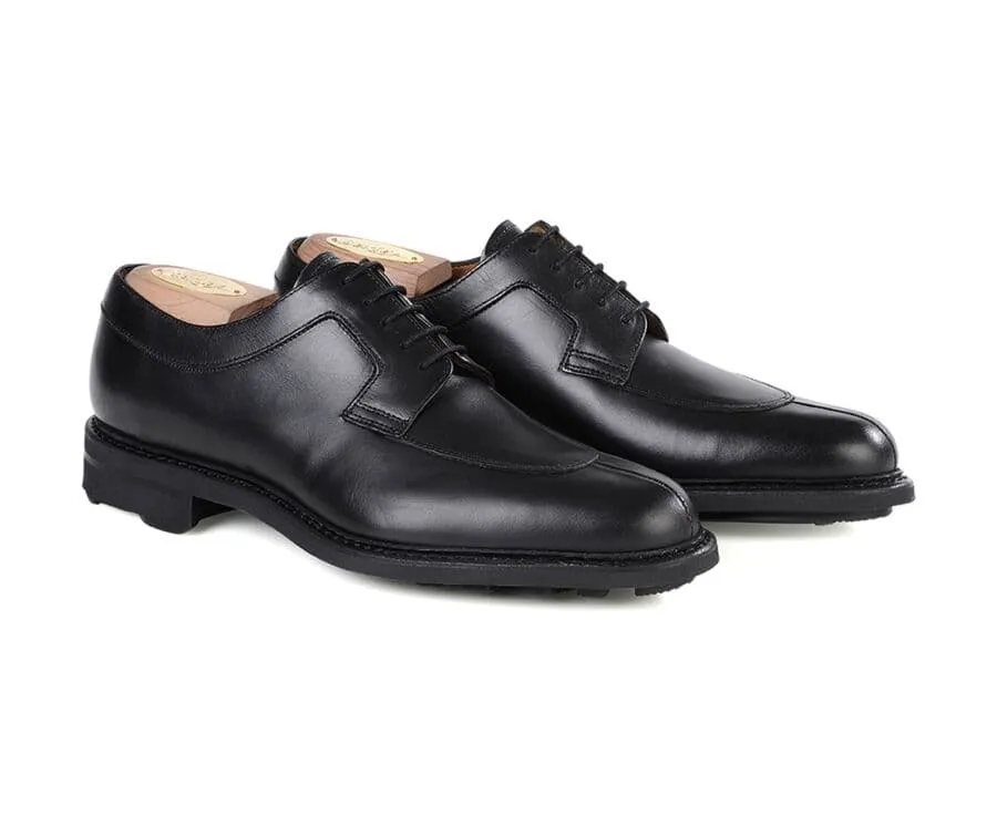 Black Derby Shoes - Rubber outsole - KENT GOMME COUNTRY