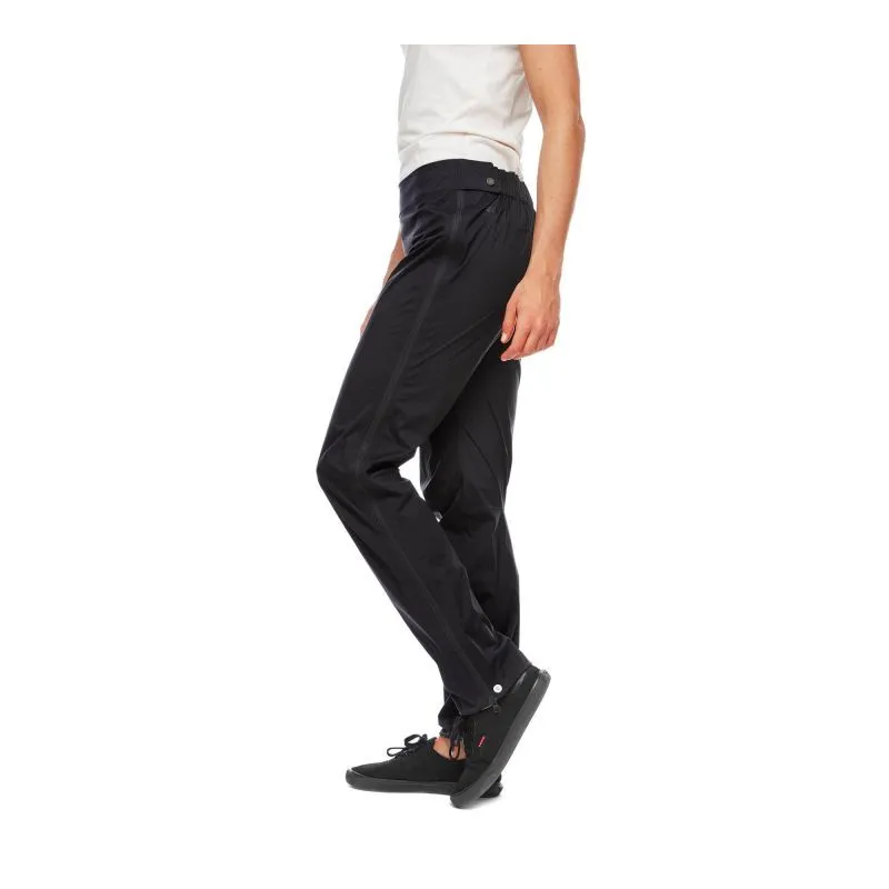 Black Diamond  W Stormline Str Fl Zp Rn Pants - Pantaloni impermeabili - Donna