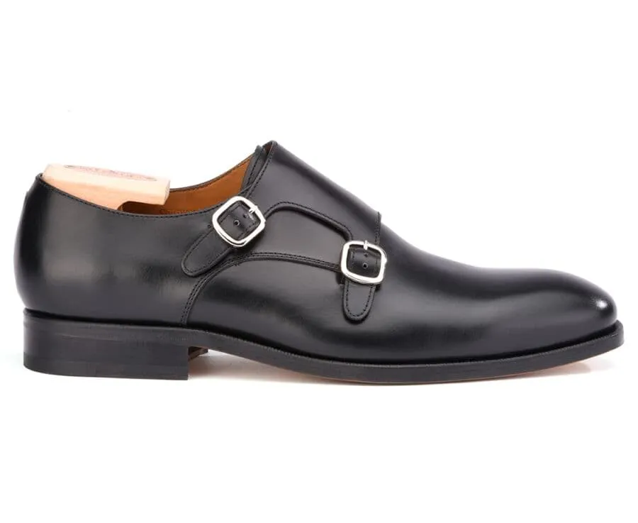 Black double Buckle Shoes - CHIGWELL