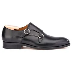 Black double Buckle Shoes - CHIGWELL