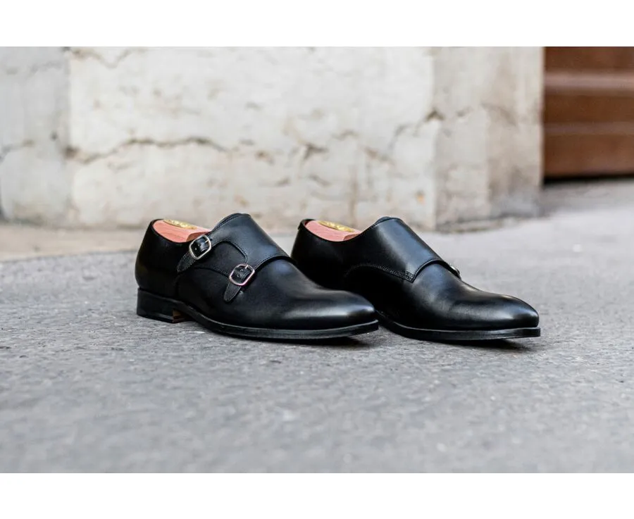 Black double Buckle Shoes - CHIGWELL