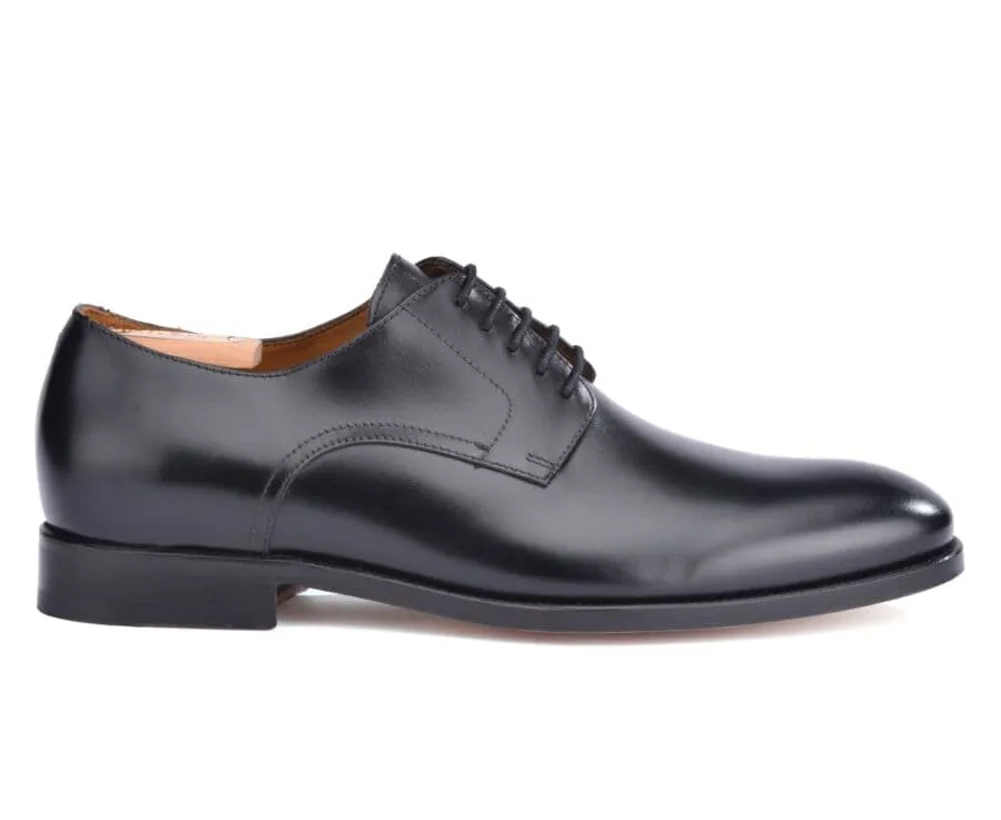 Black Leather Derby Shoes - PENFORD