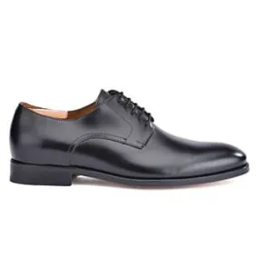 Black Leather Derby Shoes - PENFORD