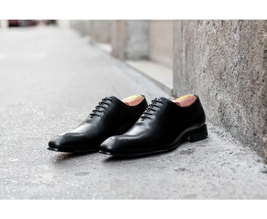 Black Oxford shoes - Leather outsole - THORNBURY