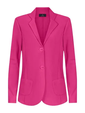 Blazer in Eco Techno Fleece - Fuchsia Purple