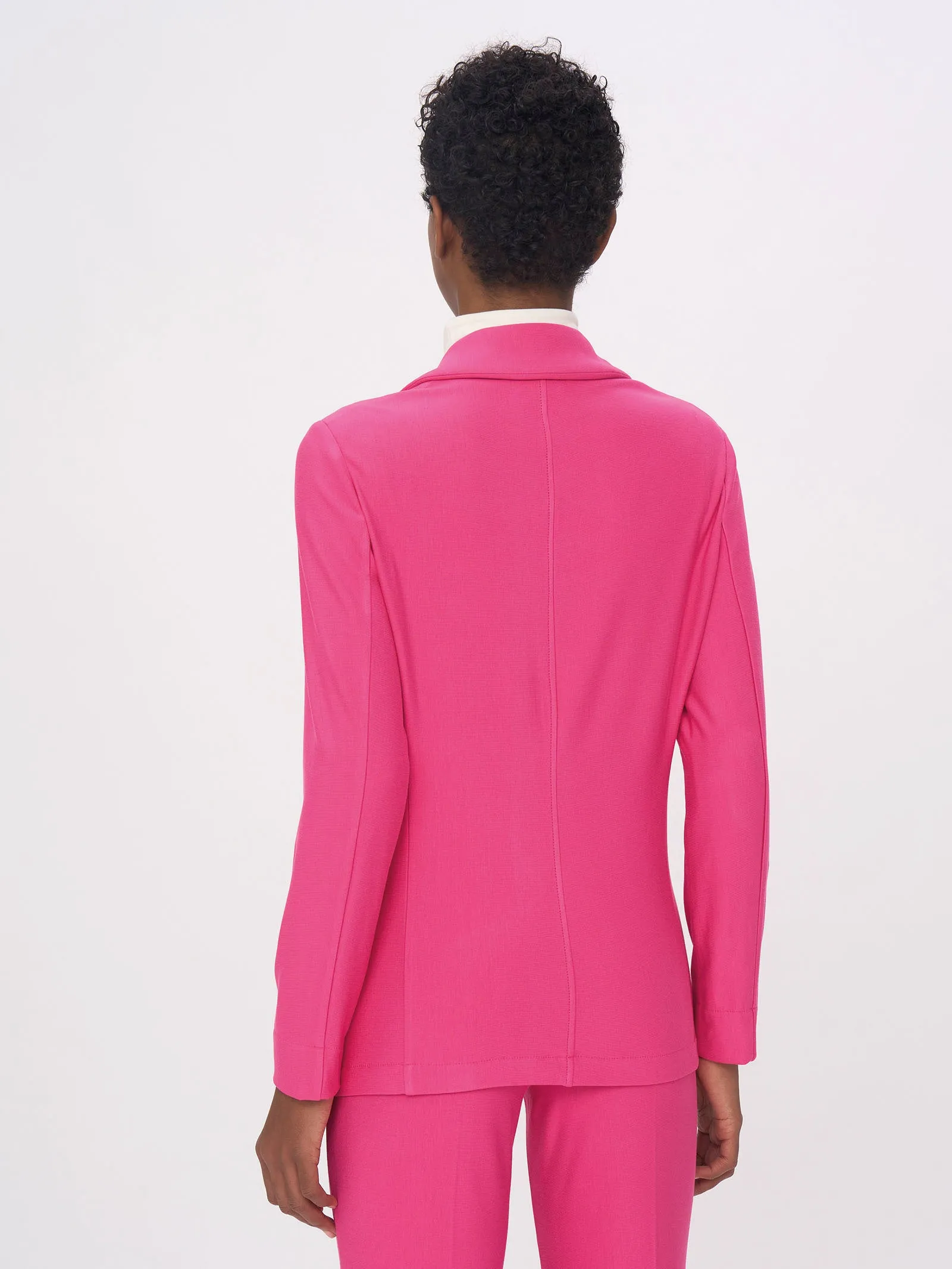 Blazer in Eco Techno Fleece - Fuchsia Purple