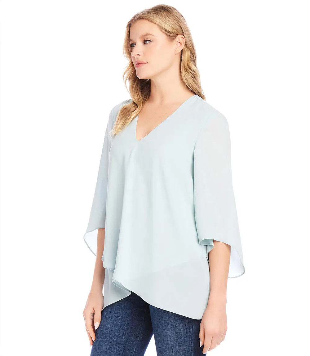 Bracelet Sleeve Asymmetric Top