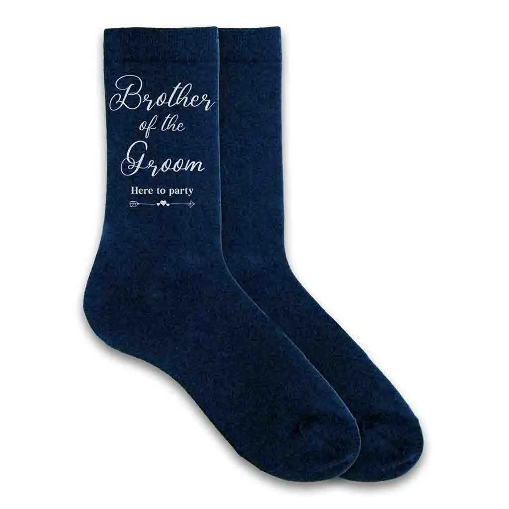 Brother of the Groom Wedding Socks