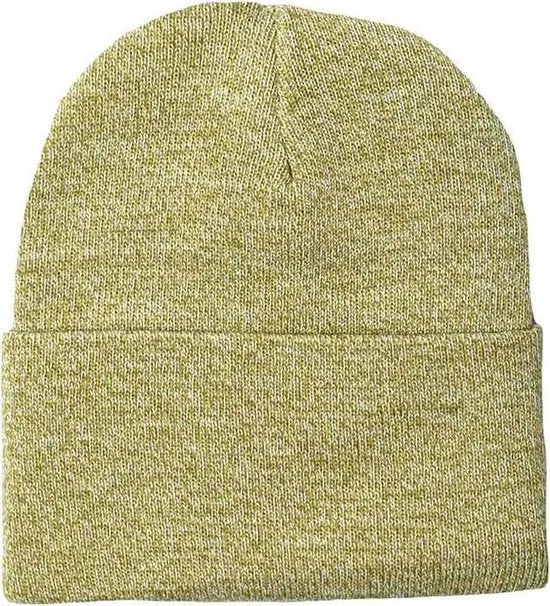 Carhartt Muts A18 Watch Hat Unisex - Olive Winter White