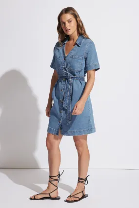 Chloe Button Down Denim Dress