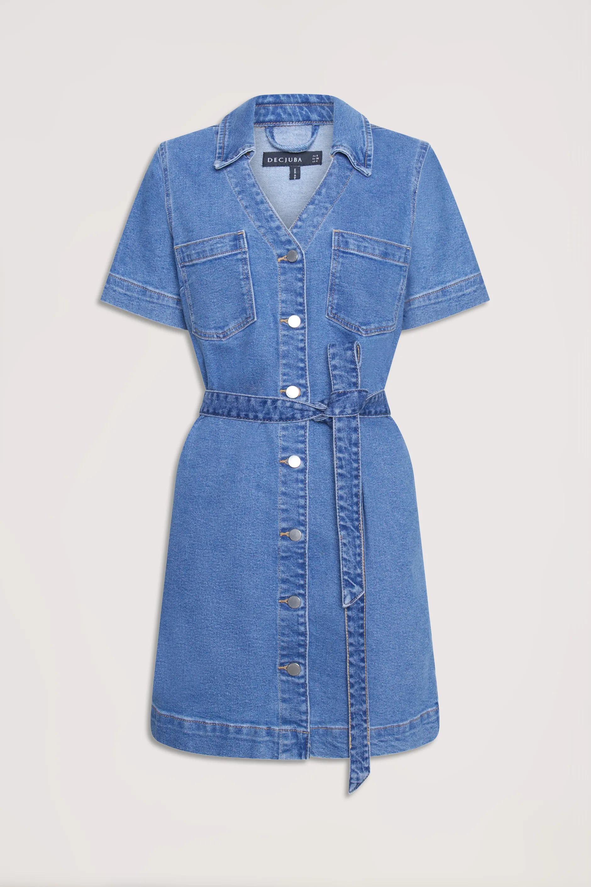 Chloe Button Down Denim Dress