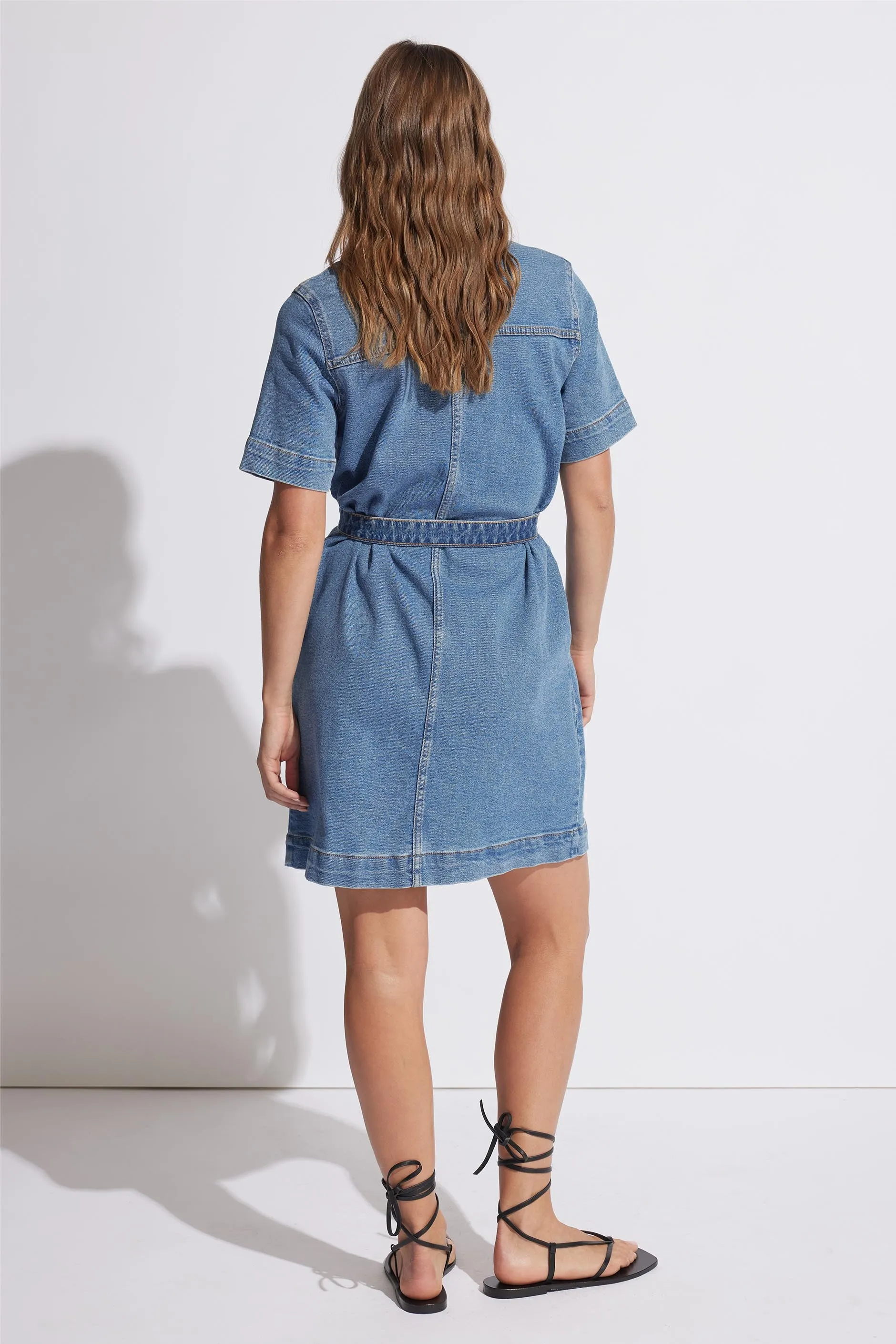 Chloe Button Down Denim Dress