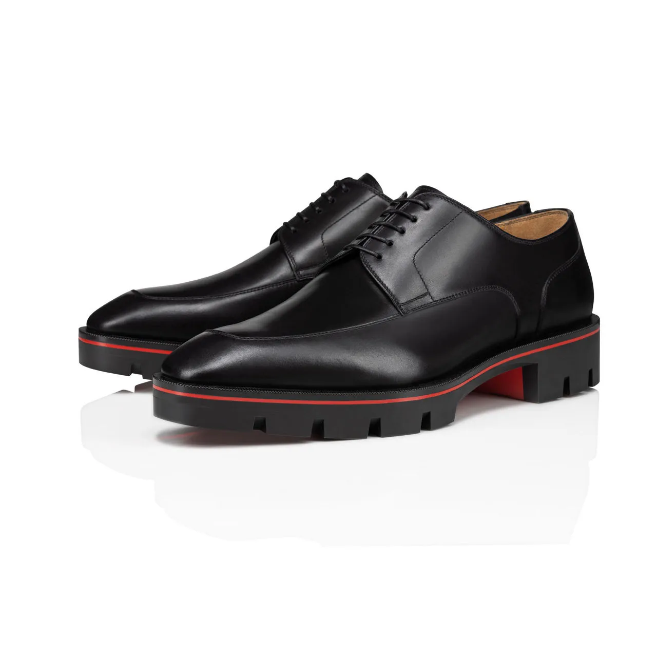 CHRISTIAN LOUBOUTIN Davisol Oxford Leather Shoes - Black