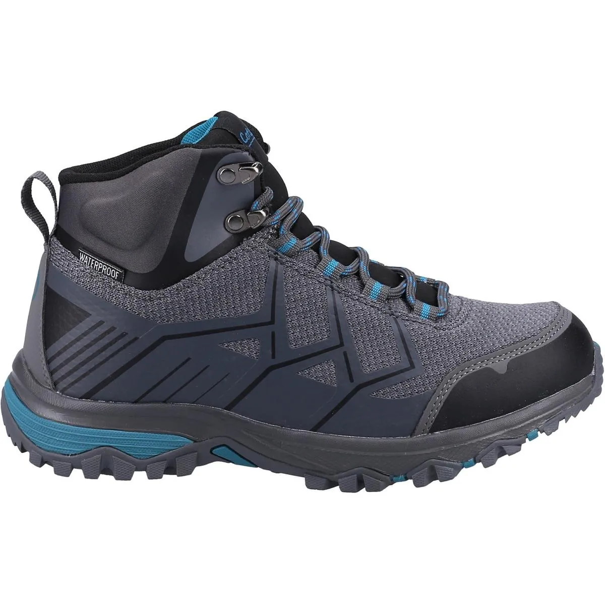 Cotswold Wychwood Mid Hiking Boots Grey/Blue