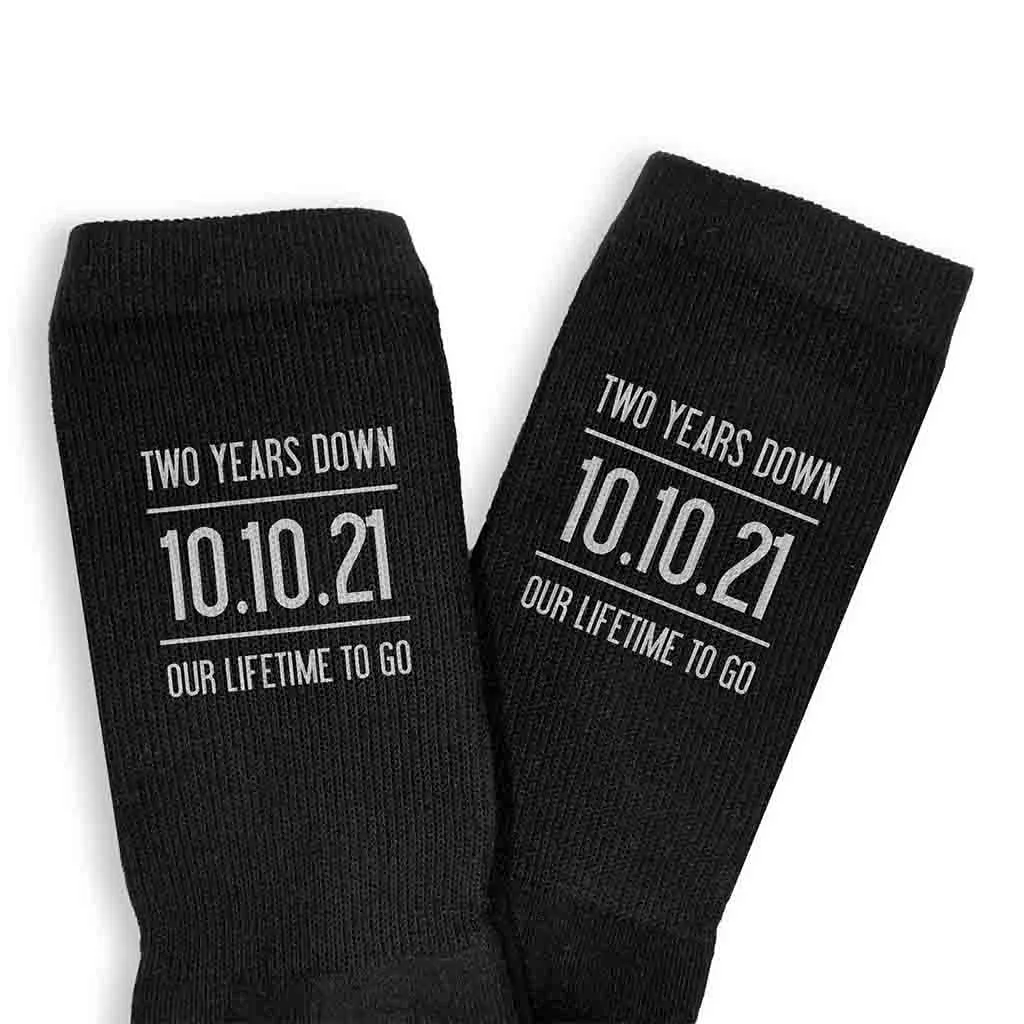 Cotton 2nd Anniversary Socks for Husband