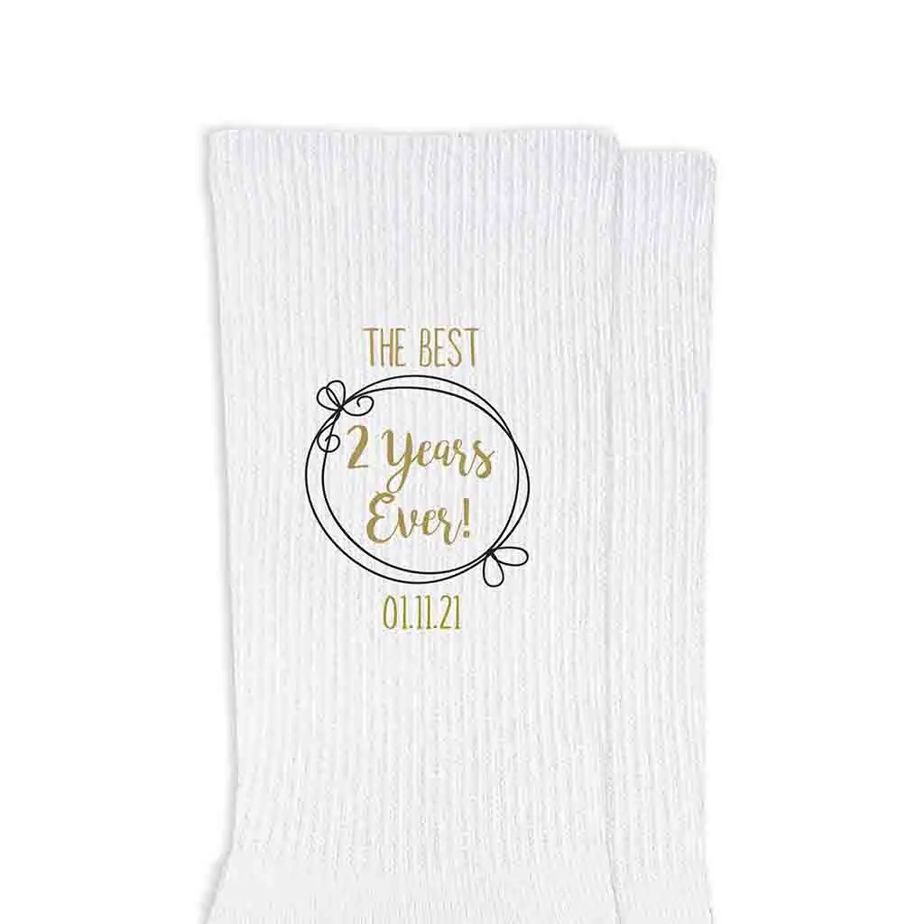 Cotton Socks 2nd Anniversary Gift Wife