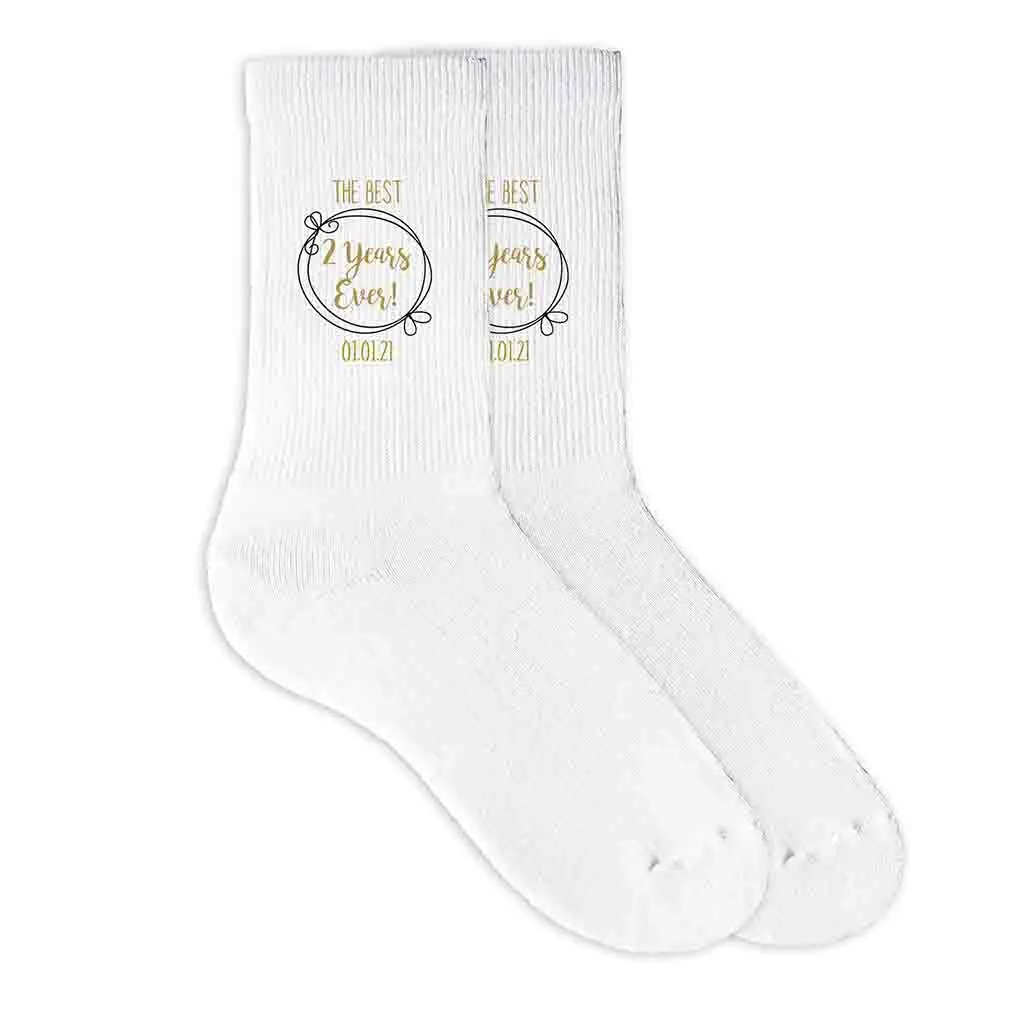 Cotton Socks 2nd Anniversary Gift Wife