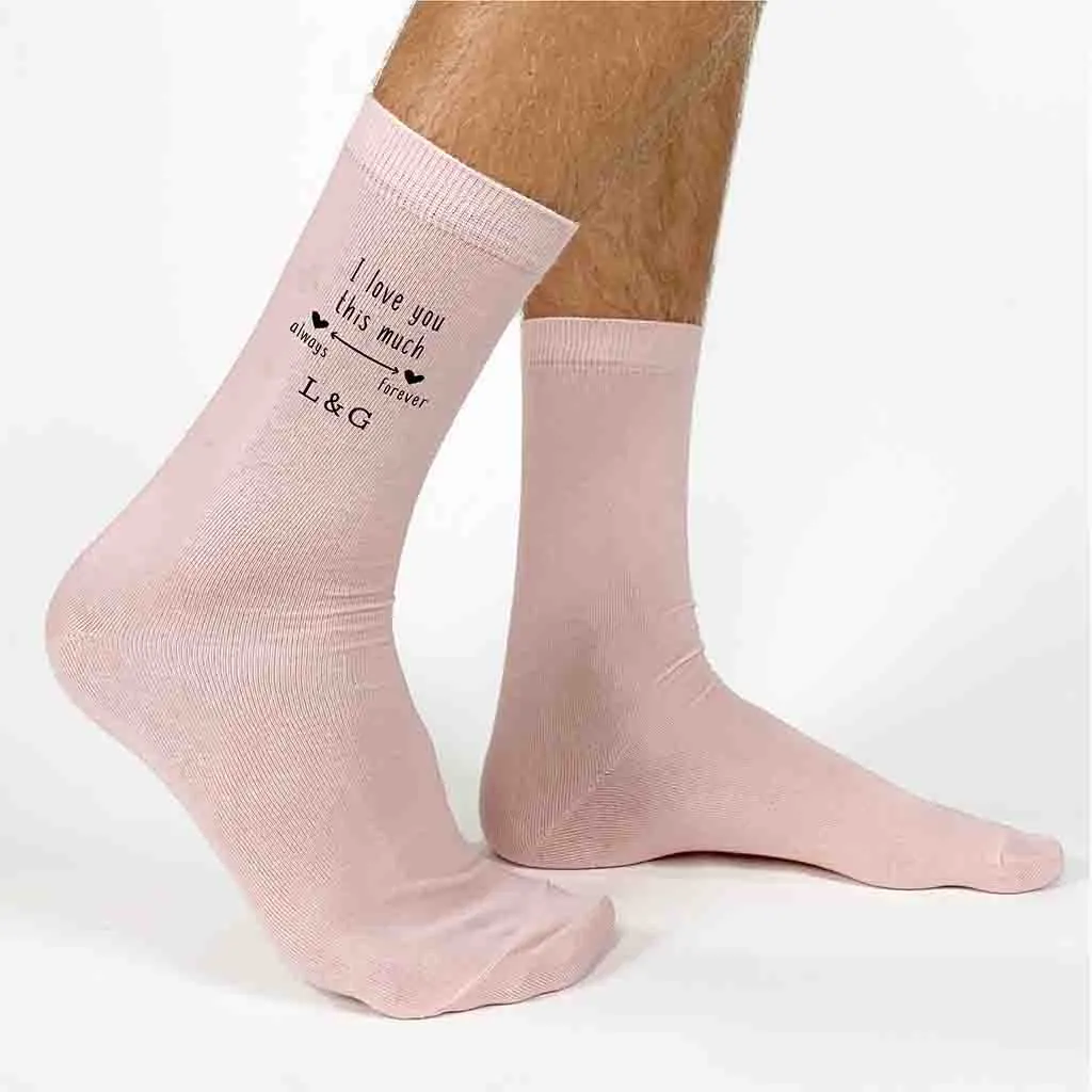 Cotton Socks 2nd Wedding Anniversary Gift for Him.