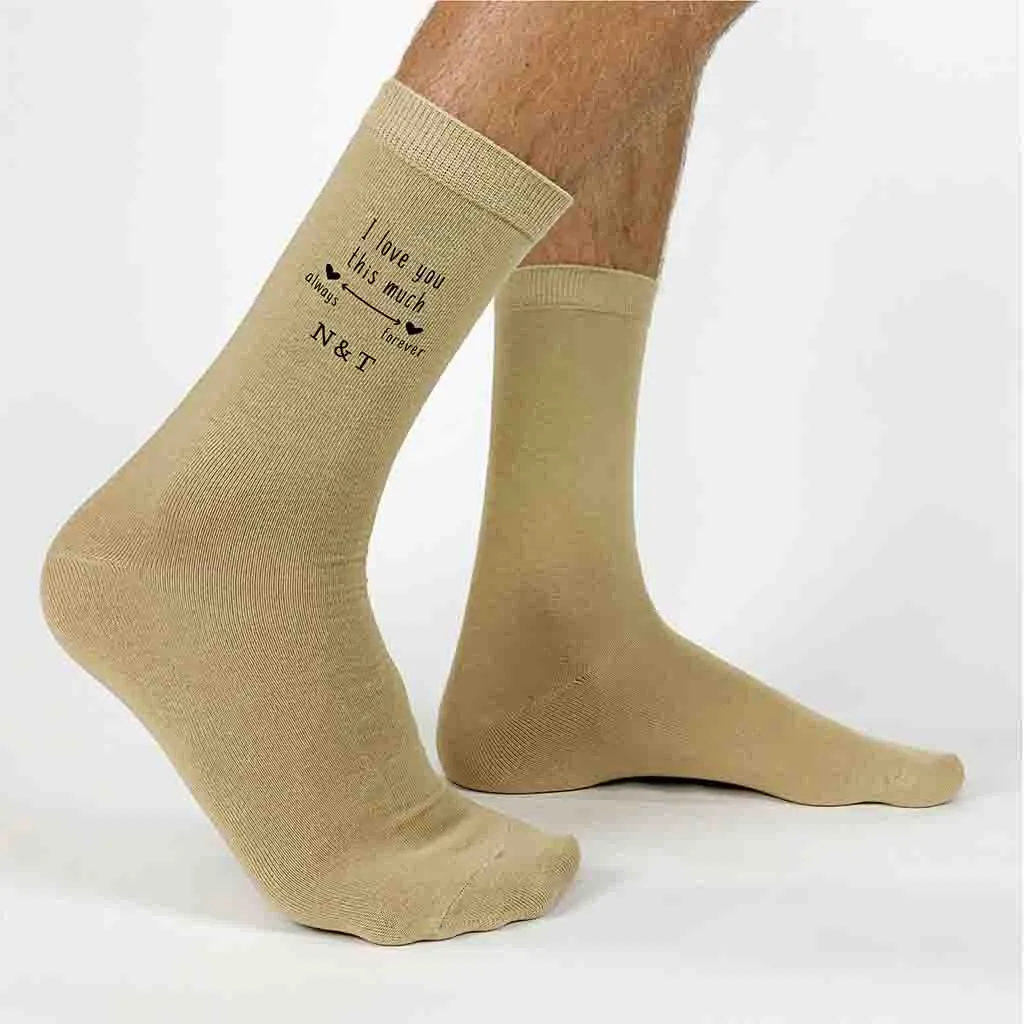 Cotton Socks 2nd Wedding Anniversary Gift for Him.