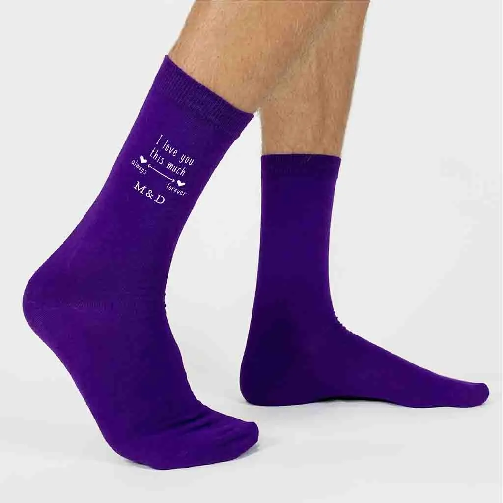 Cotton Socks 2nd Wedding Anniversary Gift for Him.