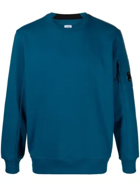 CP Company Sweat Diagonal raised fleece Ink Blue