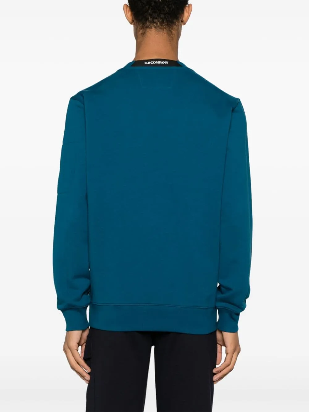 CP Company Sweat Diagonal raised fleece Ink Blue