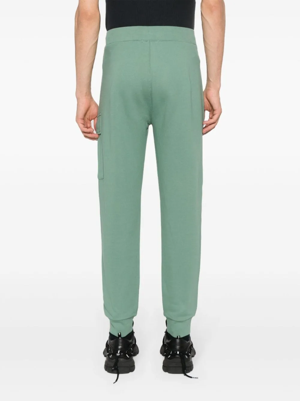 CP Company- Pantalon jogging  Diagonal Raised Fleece Green bay