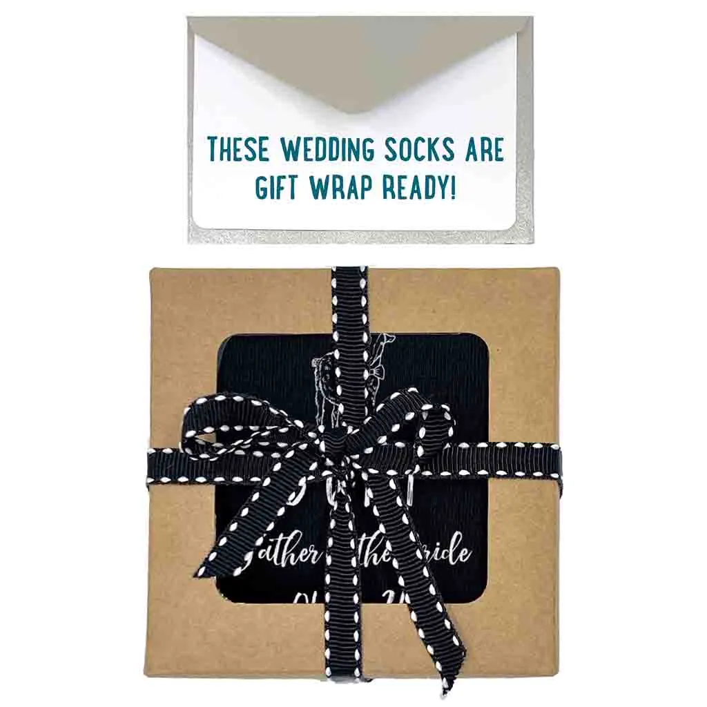 Custom Wedding Socks for Father of the Bride - Personalized and Unique