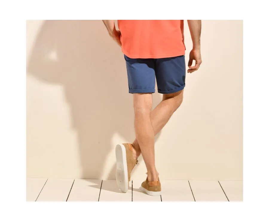 Deep Blue Chino Shorts - BARRY