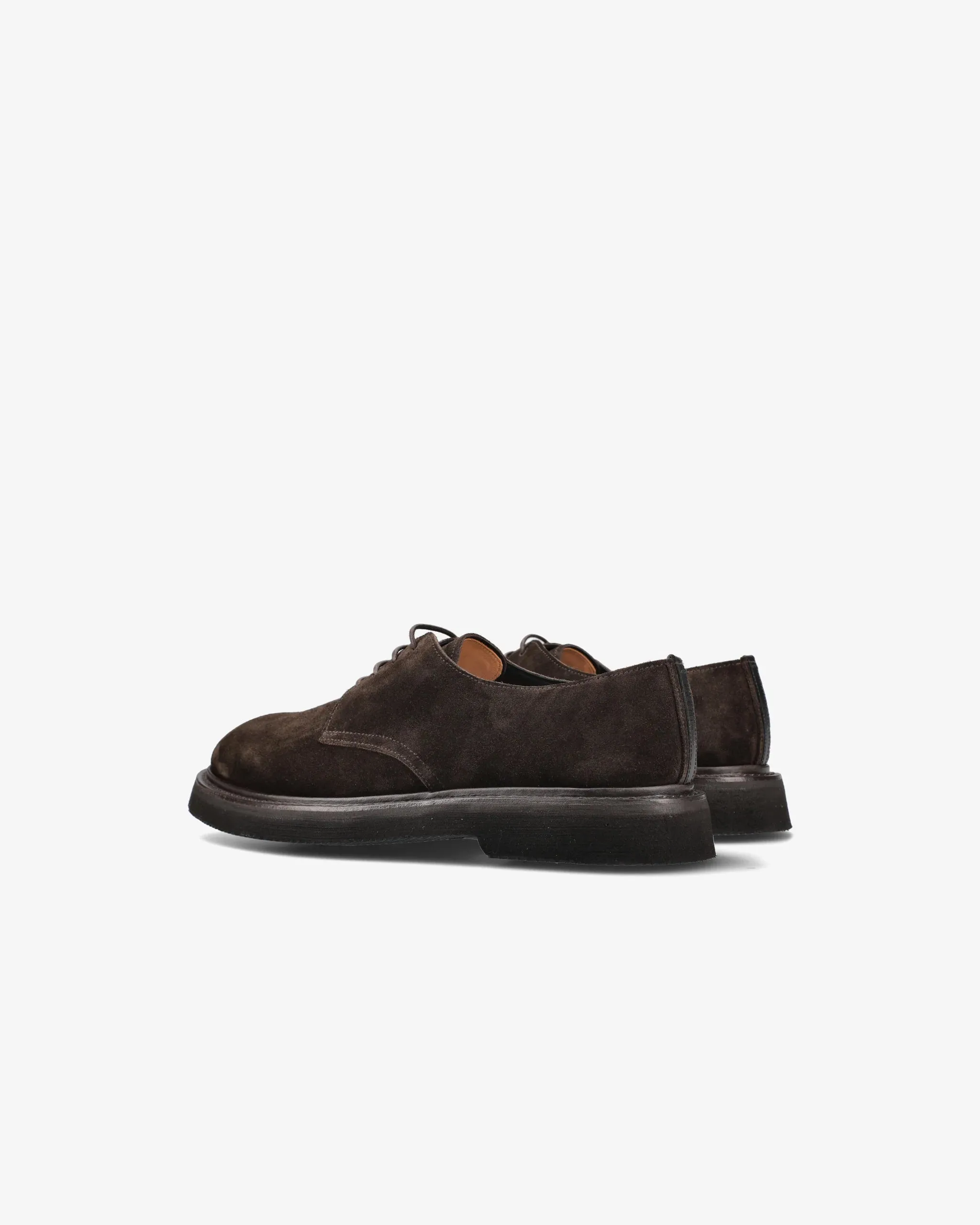 Derby 32115A Rain Horse Suede Leather Shoes