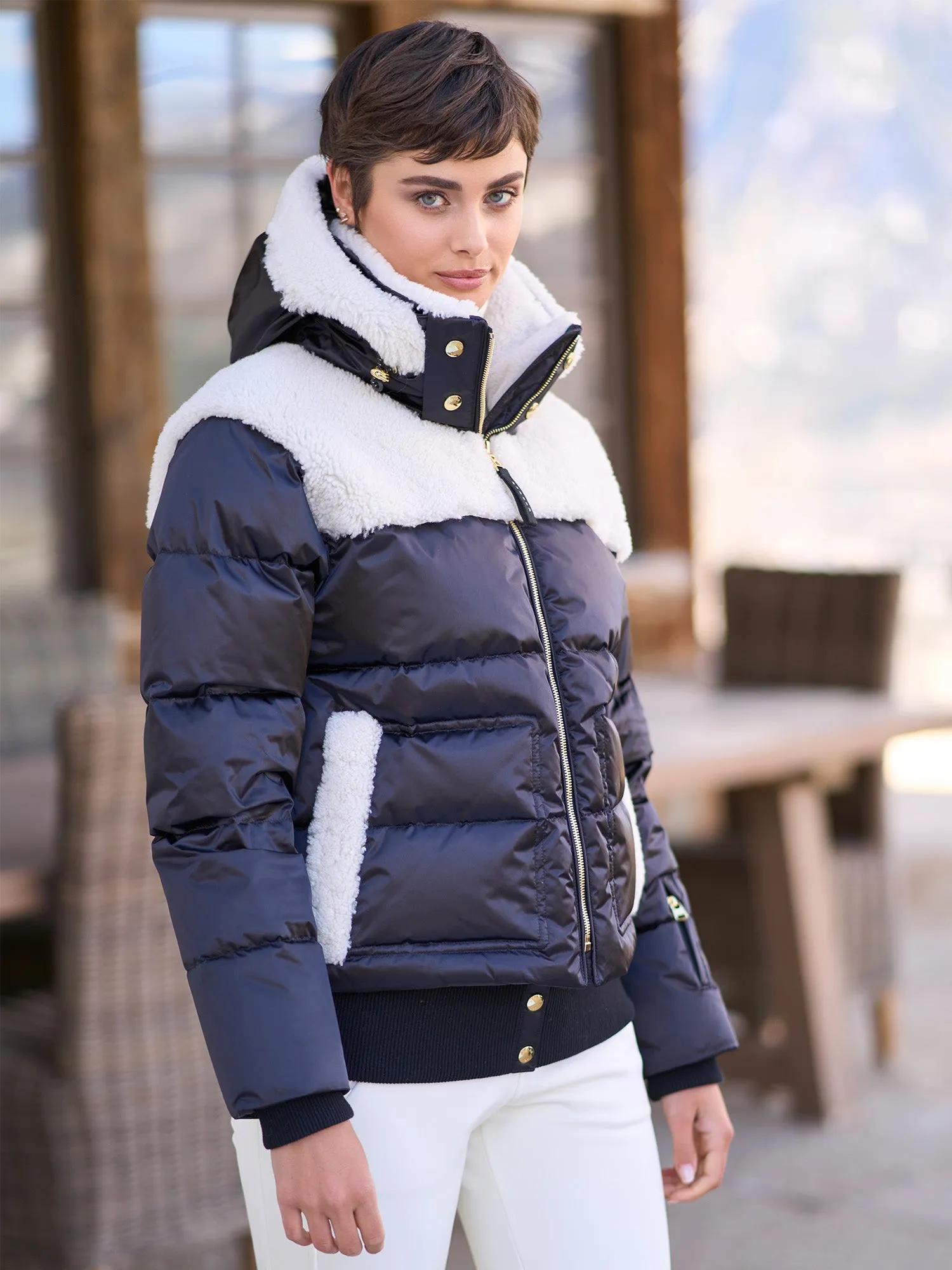 Dia Sport Satin Down Ski Jacket