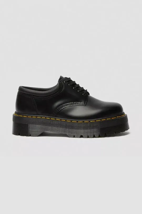 Dr. Martens leather shoes 8053 Quad black color DM24690001