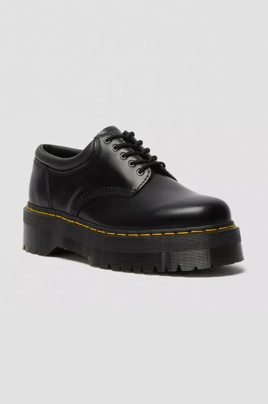 Dr. Martens leather shoes 8053 Quad black color DM24690001