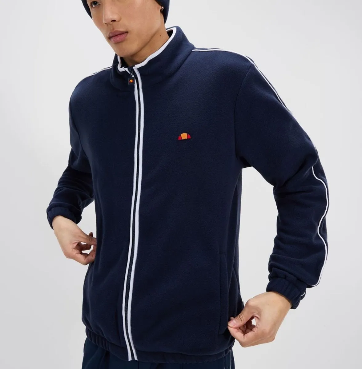 Ellesse Taboni FZ Fleece Track Jacket Navy