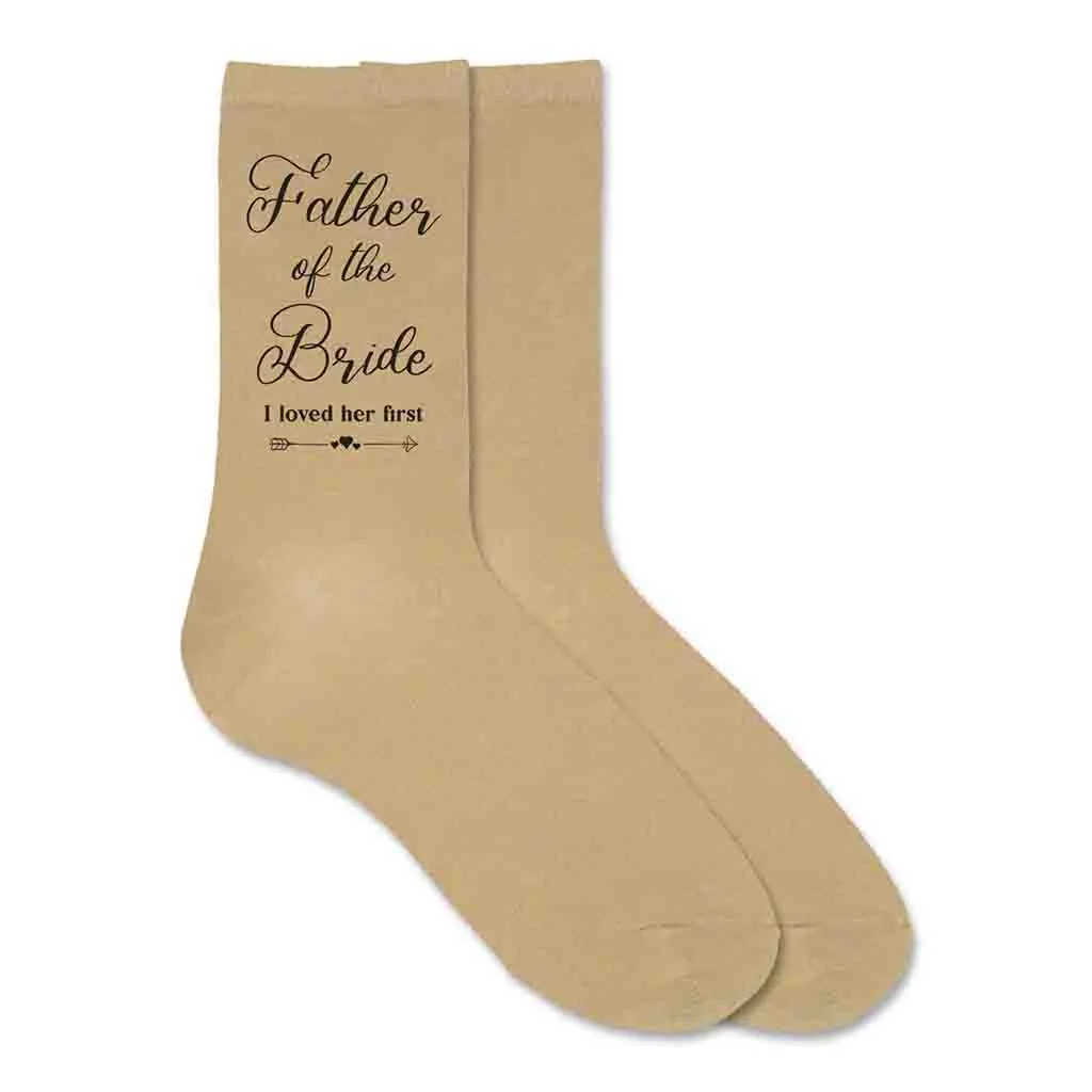 Father of the Bride Socks for a Special Occasion