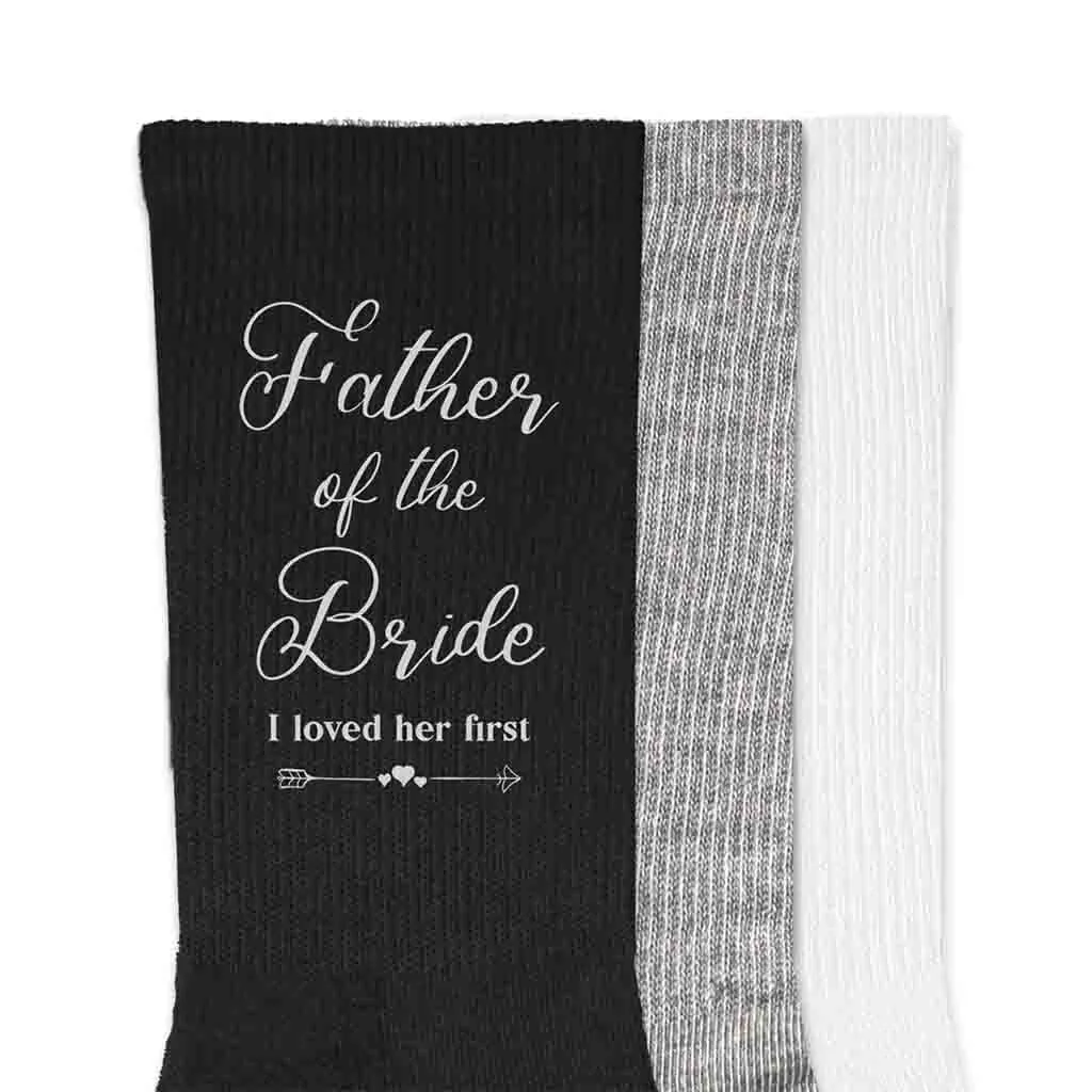 Father of the Bride Socks for a Special Occasion