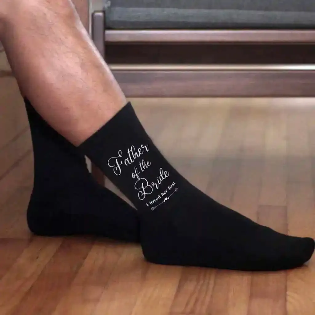 Father of the Bride Socks for a Special Occasion