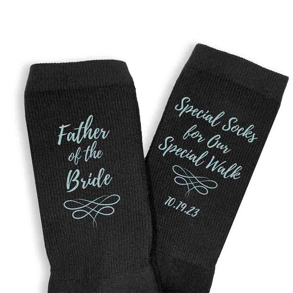 Father of the Bride Socks - Unique Socks for a Special Walk