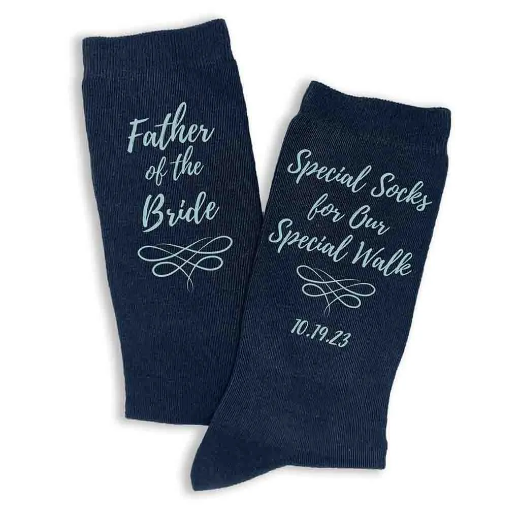 Father of the Bride Socks - Unique Socks for a Special Walk