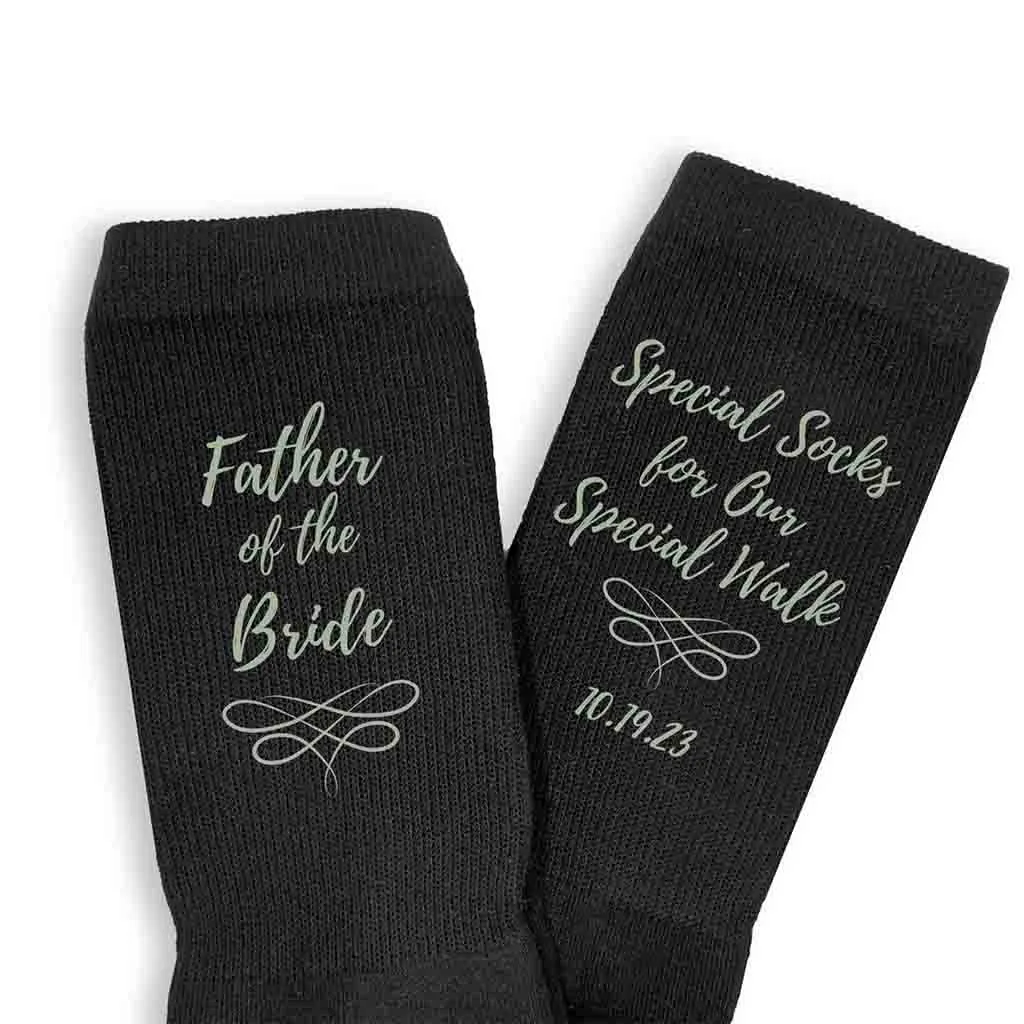 Father of the Bride Socks - Unique Socks for a Special Walk