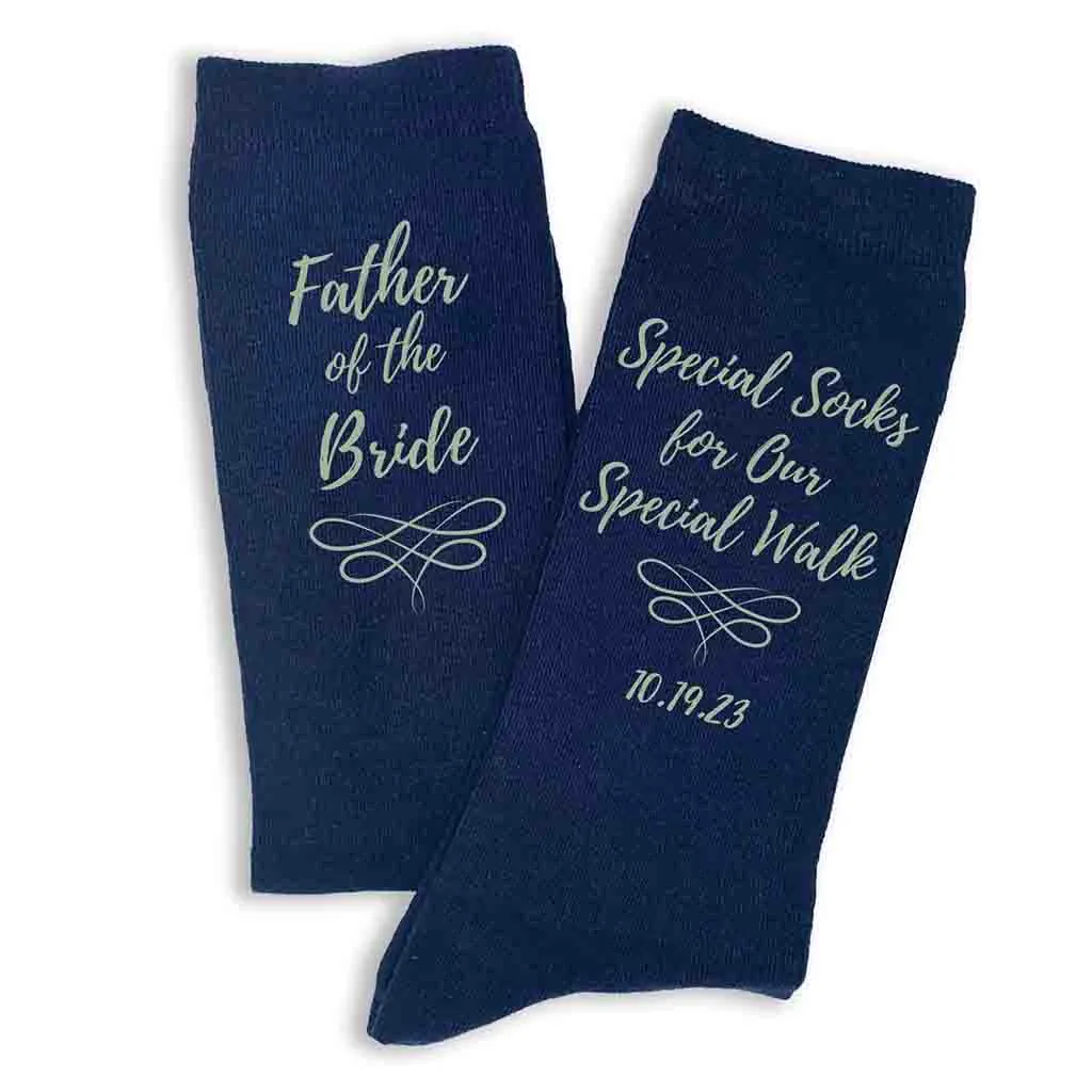 Father of the Bride Socks - Unique Socks for a Special Walk