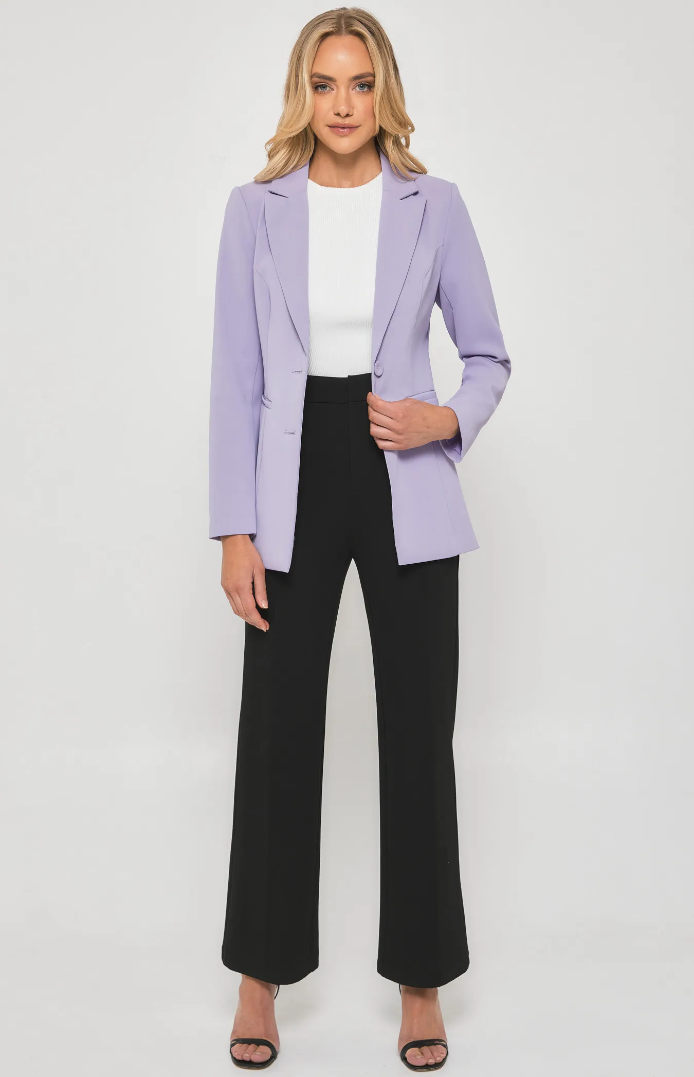 Fitted Blazer with Front Pockets (SJT389B)