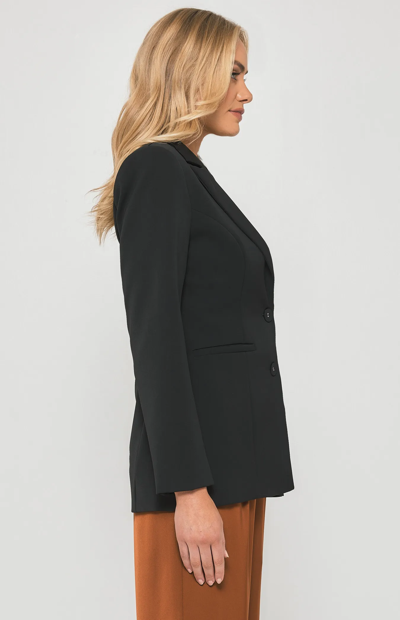 Fitted Blazer with Front Pockets (SJT389B)